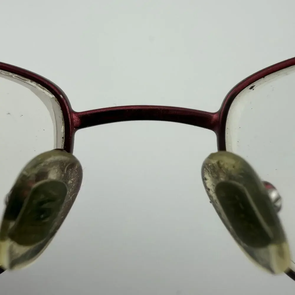 Jones New York J425 Eyeglasses Frames Only Red Burgundy 55-17-135 Full Rim